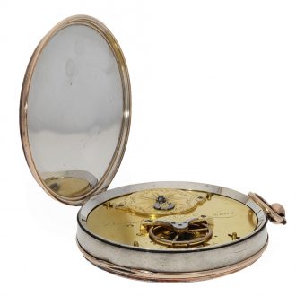 Swiss/French silver and gold pair of souscription watches Circa 1810