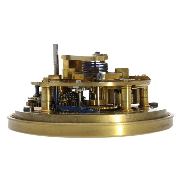English brass watch with spring detent chronometer escapement Circa 1820 English brass watch with spring detent chronometer escapement Circa 1820