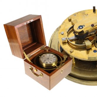 English brass watch with spring detent chronometer escapement Circa 1820