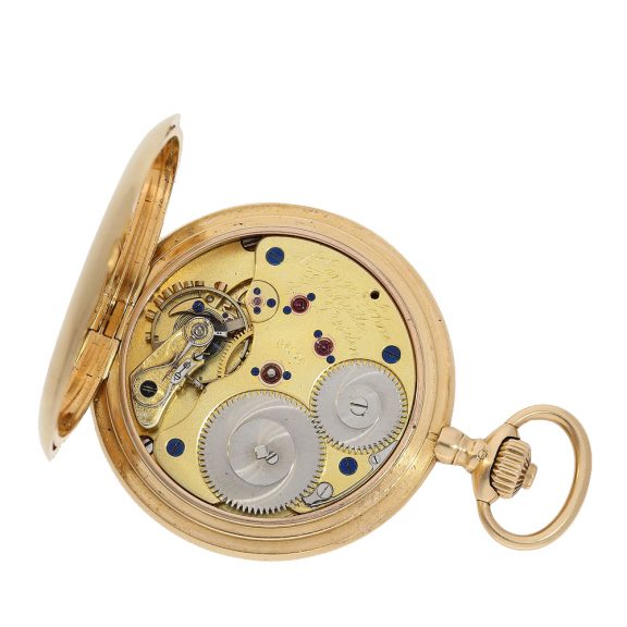 German gold hunting case pocket watch Circa 1915 German gold hunting case pocket watch Circa 1915