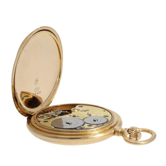 German gold hunting case pocket watch Circa 1915 German gold hunting case pocket watch Circa 1915