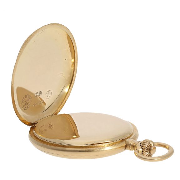 German gold hunting case pocket watch Circa 1915 German gold hunting case pocket watch Circa 1915