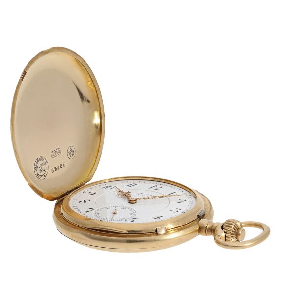 German gold hunting case pocket watch Circa 1915 German gold hunting case pocket watch Circa 1915