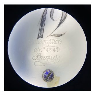 French silver open faced souscription watch with certificate Circa 1824 French silver open faced souscription watch with certificate Circa 1824