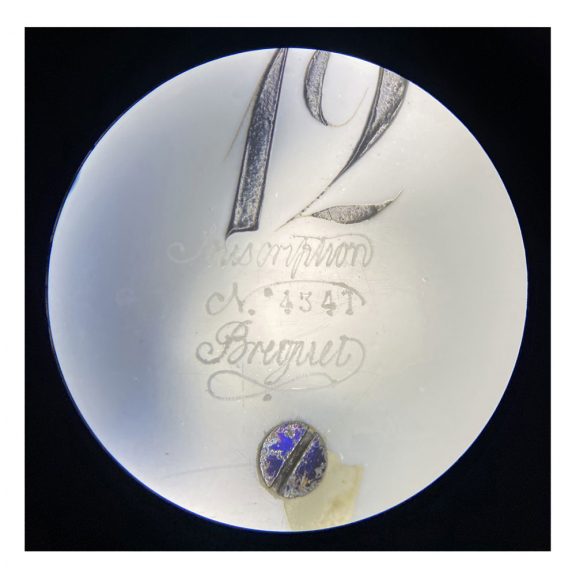 French silver open faced souscription watch with certificate Circa 1824 French silver open faced souscription watch with certificate Circa 1824