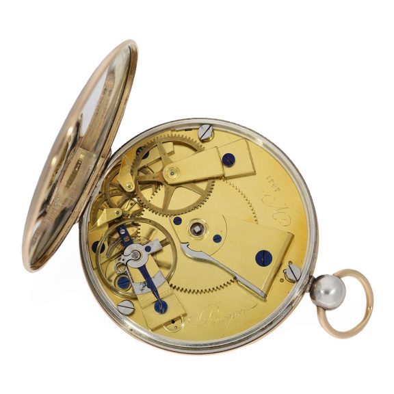 French silver open faced souscription watch with certificate Circa 1824 French silver open faced souscription watch with certificate Circa 1824