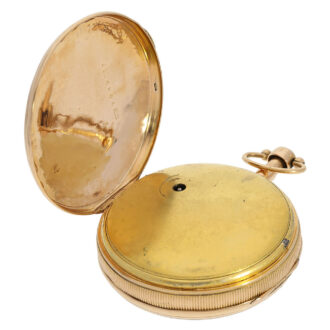 Gold skeletonized repeater with figured automaton Circa 1810
