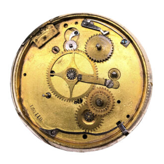 French silver astronomical verge pocket watch Circa 1810