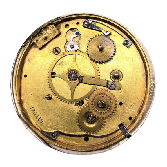 French silver astronomical verge pocket watch Circa 1810 French silver astronomical verge pocket watch Circa 1810
