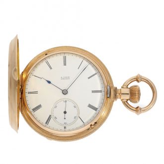 Heavy German 18K gold hunting cased pocket watch Circa 1975