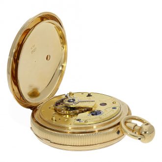 Early English gold watch with duplex escapement Circa 1823