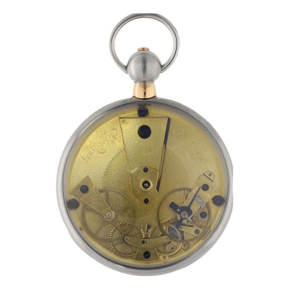 French gold and steel souscription watch with cylinder escapement Circa 1813 French gold and steel souscription watch with cylinder escapement Circa 1813