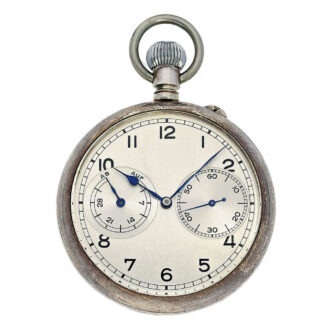 German silver Glashütte deck watch with swastika Circa 1945