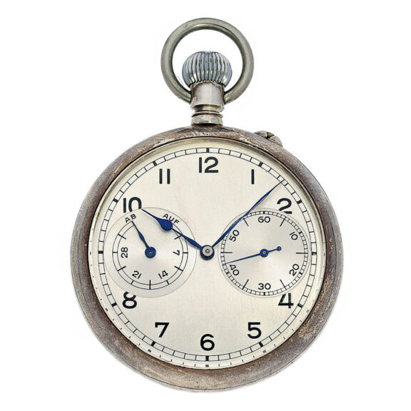 German silver Glashütte deck watch with swastika Circa 1945