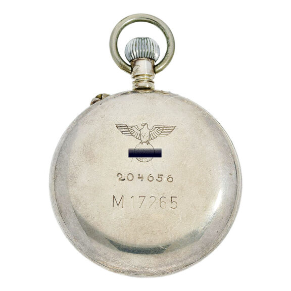German silver Glashütte deck watch with swastika Circa 1945 German silver Glashütte deck watch with swastika Circa 1945