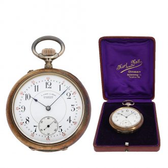 Exceptionally large German men's watch quality 1A rating Circa 1899