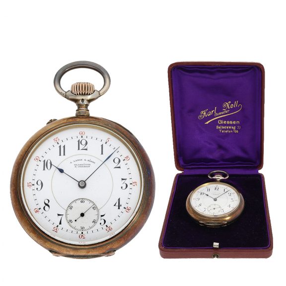 Exceptionally large German men's watch quality 1A rating Circa 1899