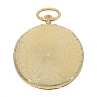 French 18 Carat gold thin observatory deck chronometer Circa 1900 French 18 Carat gold thin observatory deck chronometer Circa 1900