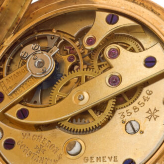 Swiss rare and small gold watch by Vacheron Circa 1900