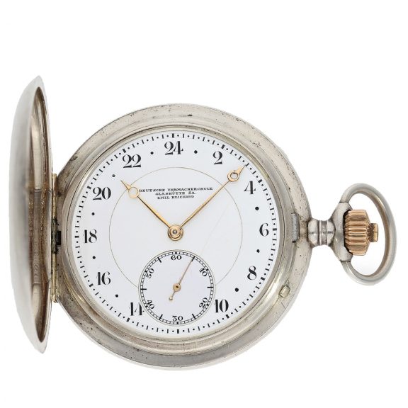 German watchmaking school precision pocket watch Circa 1928