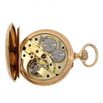 Swiss 18 Carat pink gold pocket chronometer Circa 1905 Swiss 18 Carat pink gold pocket chronometer Circa 1905