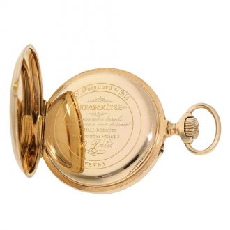 Swiss 18 Carat pink gold pocket chronometer Circa 1905 Swiss 18 Carat pink gold pocket chronometer Circa 1905
