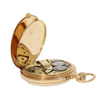 Swiss 18 Carat pink gold pocket chronometer Circa 1905 Swiss 18 Carat pink gold pocket chronometer Circa 1905