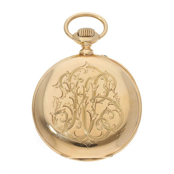 Swiss 18 Carat pink gold pocket chronometer Circa 1905 Swiss 18 Carat pink gold pocket chronometer Circa 1905