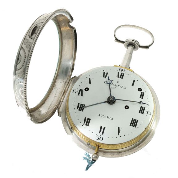 French silver complicated coach watch in excellent condition Circa 1790 French silver highly complicated coach clock in excellent condition Circa 1790