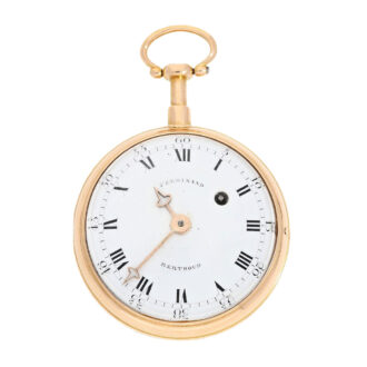 French gold lady's quarter repeater à toc Circa 1780