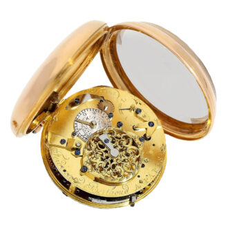 French gold lady's quarter repeater à toc Circa 1780