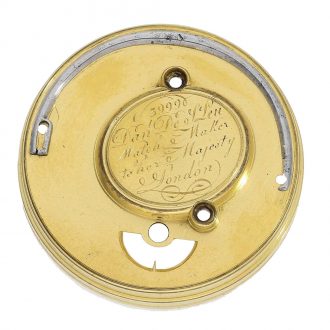 Early English gold pair cased verge with self strike Circa 1785