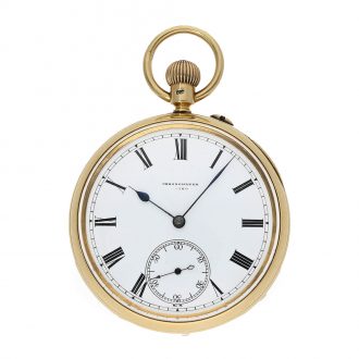 English 18 Carat gold “Kew A” Observatory Chronometer Circa 1883