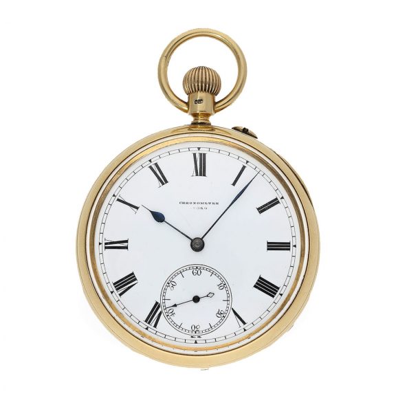 English 18 Carat gold “Kew A” Observatory Chronometer Circa 1883