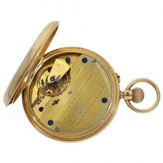 English 18 Carat gold “Kew A” Observatory Chronometer Circa 1883