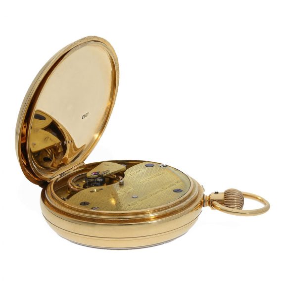 English 18 Carat gold “Kew A” Observatory Chronometer Circa 1883 English 18 Carat gold “Kew A” Observatory Chronometer Circa 1883
