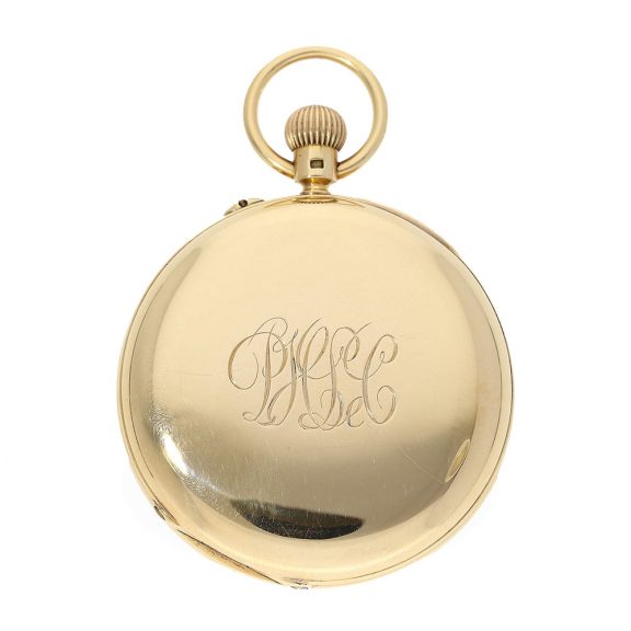 English 18 Carat gold “Kew A” Observatory Chronometer Circa 1883 English 18 Carat gold “Kew A” Observatory Chronometer Circa 1883