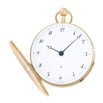 French 20k gold quarter repeating virgule watch Circa 1805