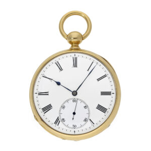 Swiss 18 Carat gold historically interesting chronometer Circa 1850