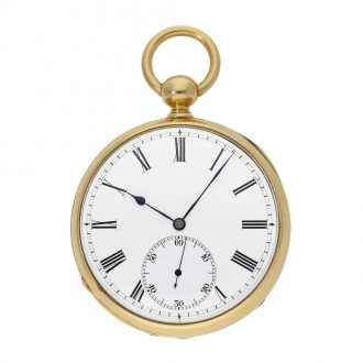 Swiss 18 Carat gold historically interesting chronometer Circa 1850