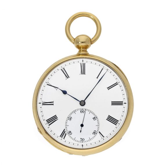 Swiss 18 Carat gold historically interesting chronometer Circa 1850