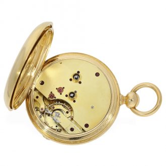 Swiss 18 Carat gold historically interesting chronometer Circa 1850