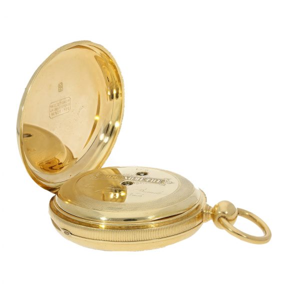 Swiss 18 Carat gold historically interesting chronometer Circa 1850 Swiss 18 Carat gold historically interesting chronometer Circa 1850