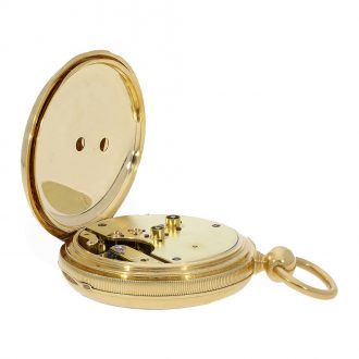 Swiss 18 Carat gold historically interesting chronometer Circa 1850