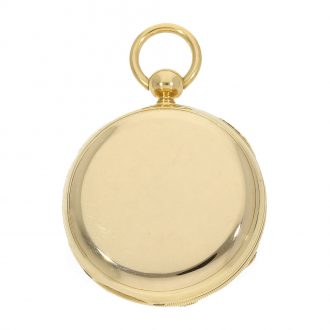 Swiss 18 Carat gold historically interesting chronometer Circa 1850