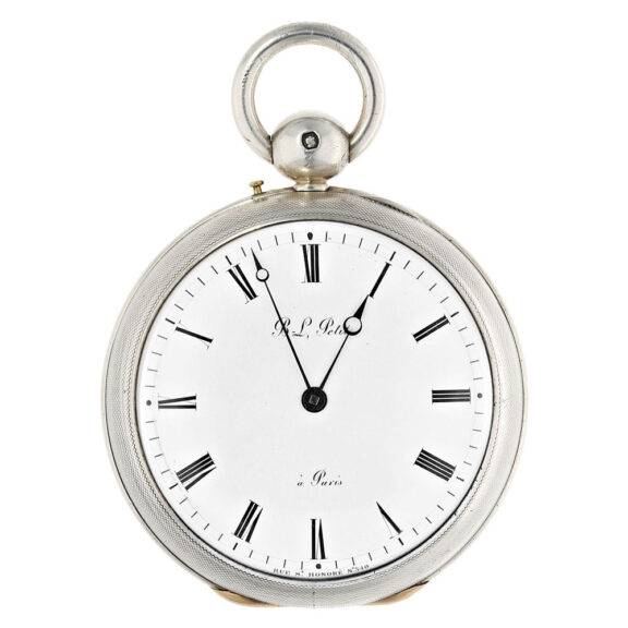 French silver repeating Sonnerie clock watch Circa 1820