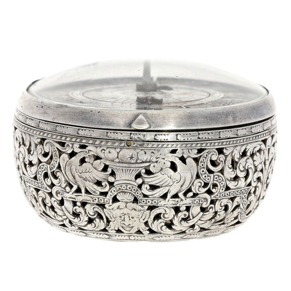 Swiss early silver verge pocket watch with alarm Circa 1680 Swiss early silver verge pocket watch with alarm Circa 1680