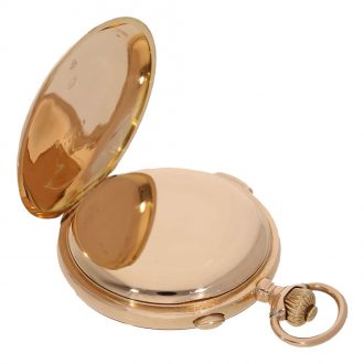 Swiss 14K gold hunting cased astronomical watch Circa 1900 Swiss 14K gold hunting cased astronomical watch Circa 1900