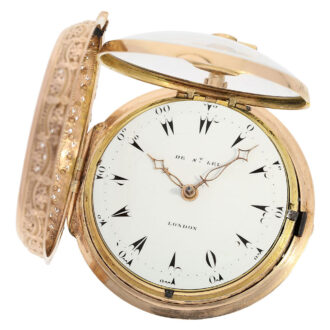 English gold pair cased Grande Sonnerie watch Circa 1794