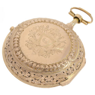 English gold pair cased Grande Sonnerie watch Circa 1794